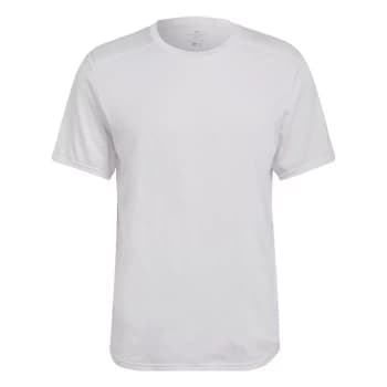 adidas Designed 4 Running T-Shirt Mens - White