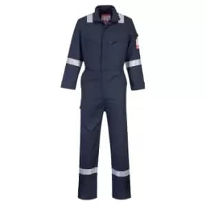 Portwest Mens Bizflame Flame Resistant Work Overall/Coverall (3XL/R) (Navy)