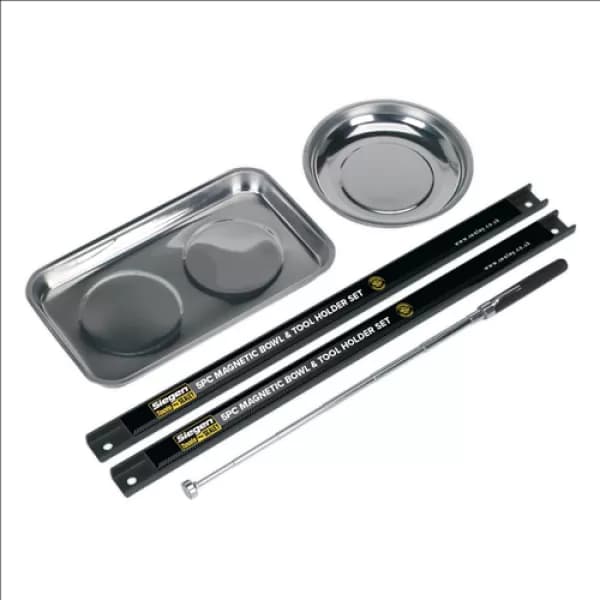 Genuine SEALEY S0773 Magnetic Bowl & Tool Holder Set 5pc