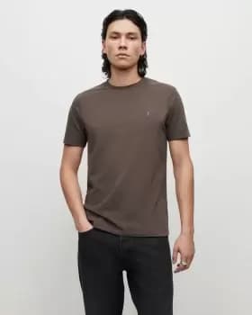 AllSaints Brace Brushed Cotton Contrast T-Shirt