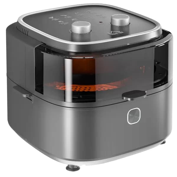 Homcom 800-164V70Gy 1350W 6.5L Oil Free Airfryer