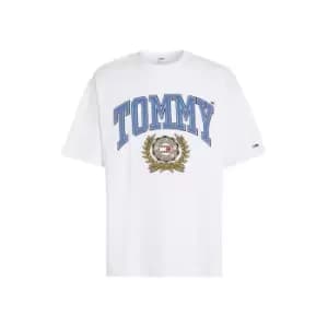 Tommy Jeans Tjm Sktr College Rwb Tee - White