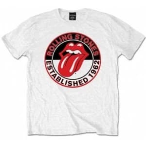 Rolling Stones Est 1962 White Mens T Shirt: Small