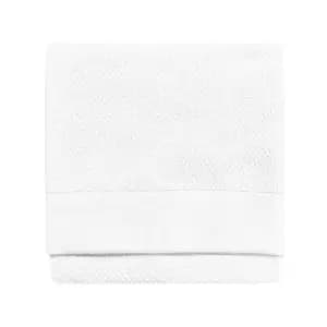 Textured Weave Hand Towel White