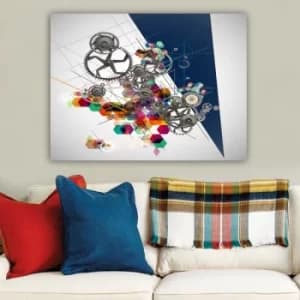 246704443_70100 Multicolor Decorative Canvas Painting