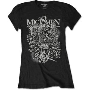 Of Mice & Men - Eagle Womens Large T-Shirt - Black