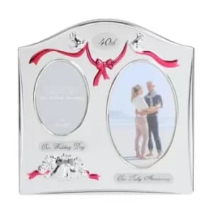 Double Aperture 40th Anniversary Photo Frame