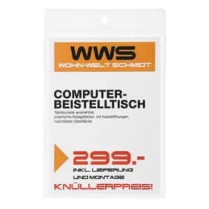 Durable Protective Label Pocket with Hanging Hole A6