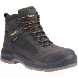 Stanley Mens Berkeley Full Lace Up Leather Safety Boot (10 UK) (Brown) - Brown