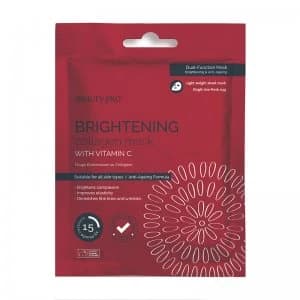 BeautyPro BrightENING Collagen Sheet Mask with Vitamin C 23g