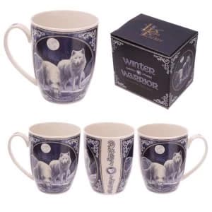 Winter Warrior Wolf Design New Bone China Mug