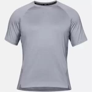 Under Armour Qualifier Short Sleeve T Shirt Mens - Grey