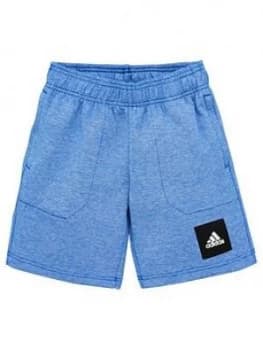 Adidas Junior Boys Shorts - Blue