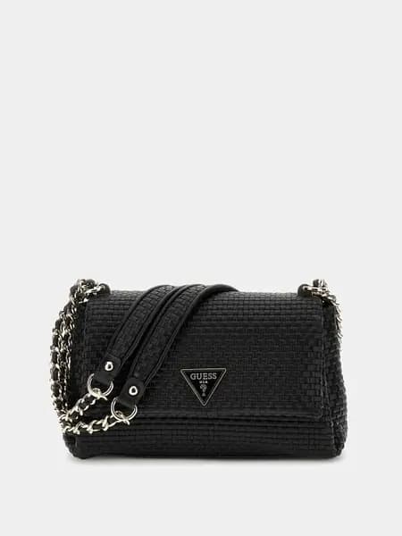 Guess Etel Woven Mini Crossbody Bag 14933841 Black