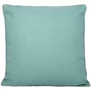 Fusion - Plain Dye Water Resistant Outdoor Filled Cushion, Teal, 43 x 43 Cm