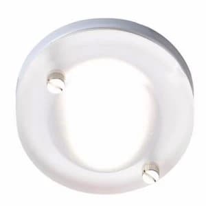 KnightsBridge IP65 GU10 Decorative Bathroom Downlight - Frosted Glass