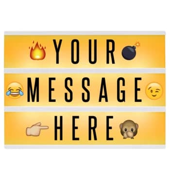 A4 Cinematic Colour Change Lightbox Pukkr