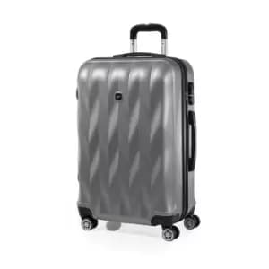 Gino Ferrari Nexem GFL00442-M Medium Silver Trolley Suitcase