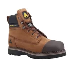 Amblers Mens AS233 Leather Scuff Boot (10 UK) (Brown)