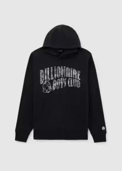 Billionaire Boys Club Mens Camo Arch Logo Popover Hoodie In Black