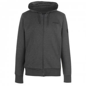 Firetrap Brunel Full Zip Hoodie Mens - Charcoal