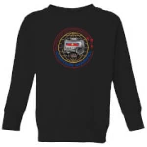 Captain Marvel Pager Kids Sweatshirt - Black - 11-12 Years