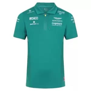 2022 Aston Martin Official Team Polo Shirt (Green)