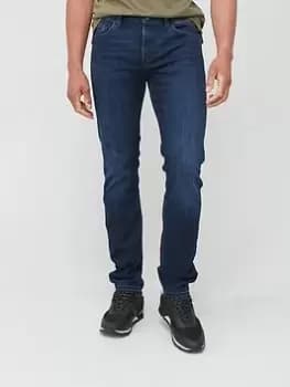 BOSS Delaware 3 Slim Fit Jean, Navy, Size 38, Length Regular, Men