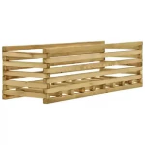 Vidaxl Garden Raised Bed 120x40x38.5cm Impregnated Pinewood