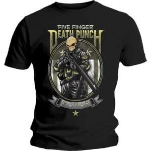 Five Finger Death Punch - Sniper Unisex Large T-Shirt - Black
