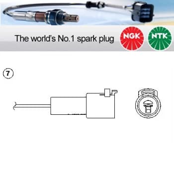 NGK OZA401-E52 / 0164 Lambda Sensor Zirconia Type Oxygen O2 Exhaust Probe