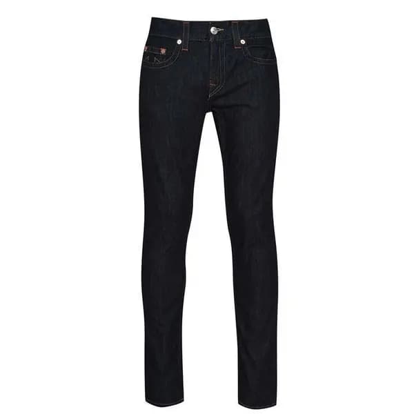 True Religion Ricky Straight Jeans Straight Jeans 30W R Blue 64102119305