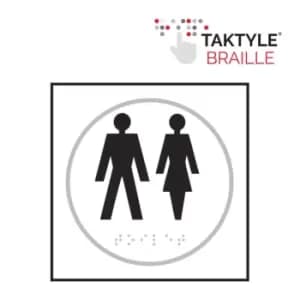 Gentlemen/Ladies Graphic - Taktyle (150 x 150mm)