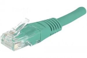 EXC Patch Cable RJ45 U UTP cat.6 Green 1M
