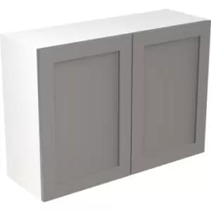 Kitchen Kit Flatpack Shaker Kitchen Cabinet Wall Unit Ultra Matt 1000mm in Dust Grey MFC