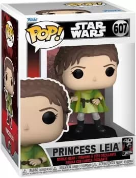 Star Wars Return of the Jedi - 40th Anniversary - Princess Leia vinyl figure 607 Funko Pop! multicolor