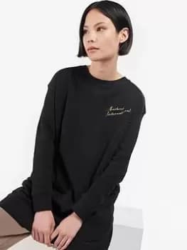 Barbour International Blanca Overlayer - Black, Size 10, Women