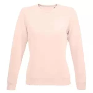 SOLS Womens/Ladies Sully Sweatshirt (M) (Creamy Pink)