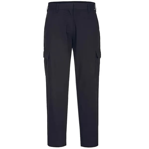 Portwest Womens Stretch Cargo Trousers S233BKR28 Colour: Black
