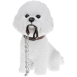 Walkies Bichon Frise Sitting By Leonardo