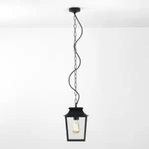 Richmond Outdoor Ceiling Pendant Light Textured Black, E27