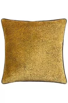 Estelle Spotted Piped Cut Velvet Cushion