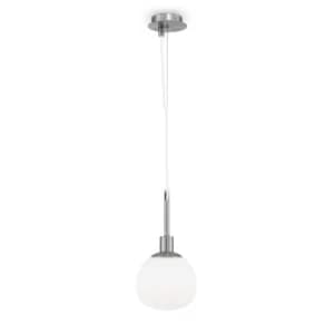 Erich Globe Ceiling Pendant Lamp Nickel, 1 Light, E14