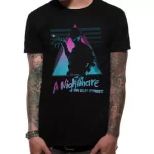 Nightmare On Elm Street - Retro Mens XX-Large T-Shirt - Black