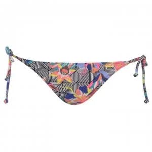 ONeill Tie Side Bikini Bottoms Ladies - Black Graphic