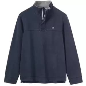 Crew Clothing Mens Padstow Pique Sweat Navy XL