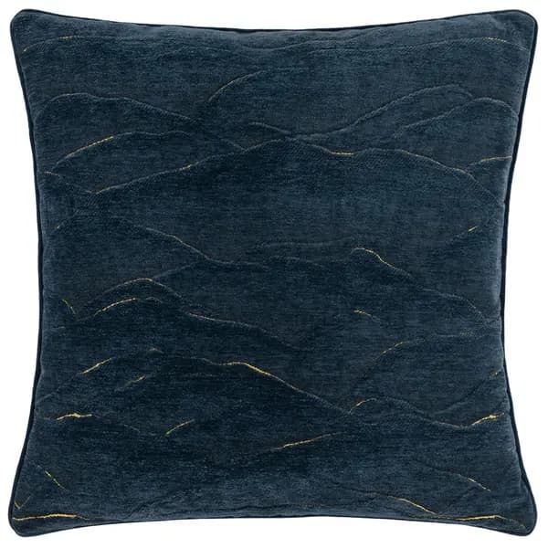Stratus Cushion Navy, Navy / 45 x 45cm / Polyester Filled