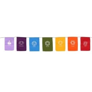 Chakra Symbol Square Rainbow Bunting