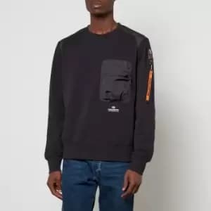 Parajumpers Sabre Logo-Patched Jersey and Nylon Sweatshirt - M