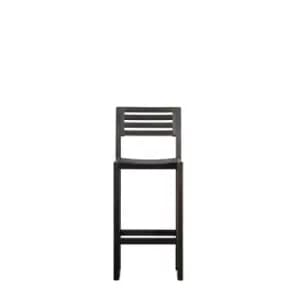 Set of 2 Zion Garden Bar Stools Black
